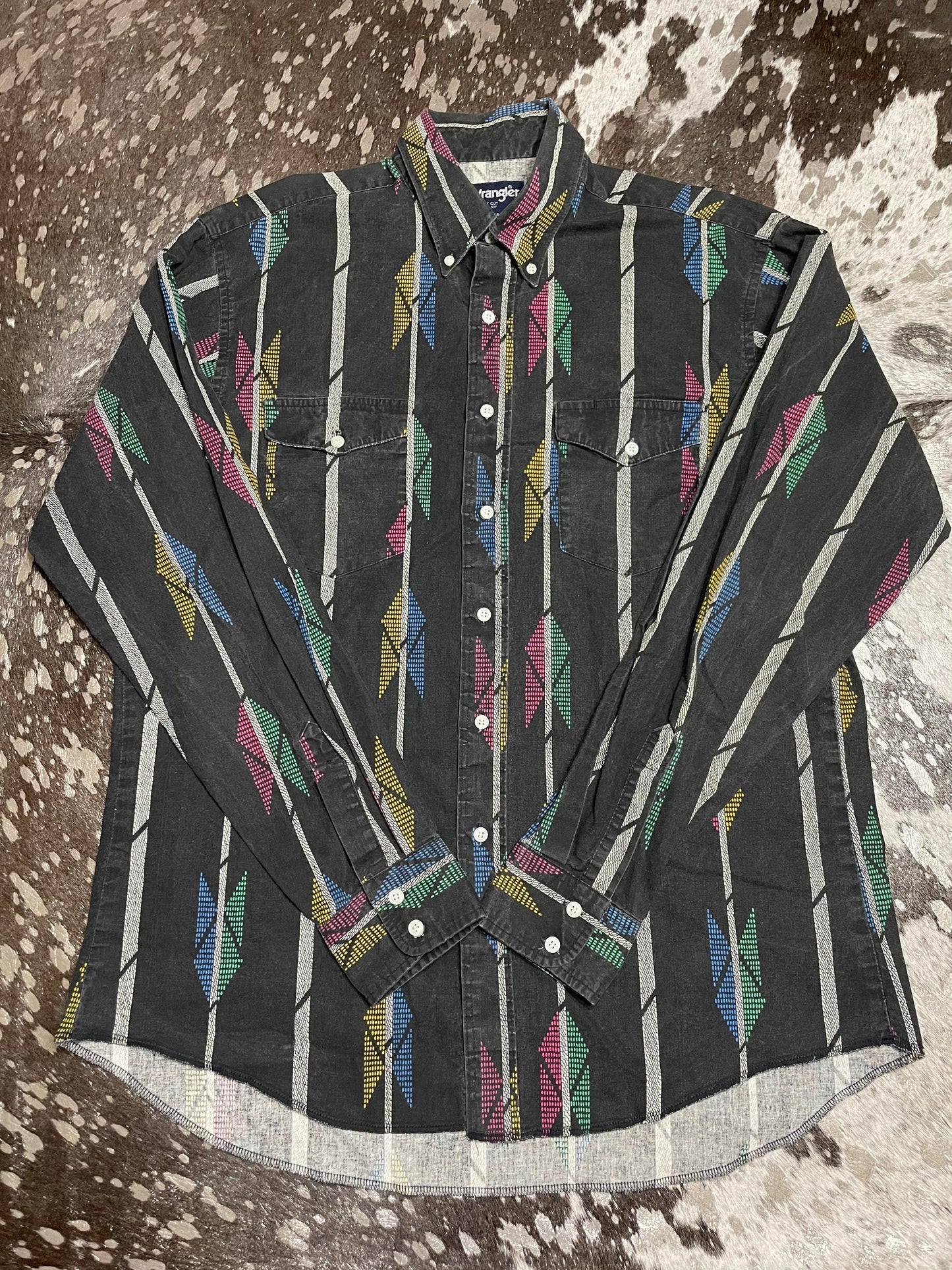 Vintage Wrangler Button Up