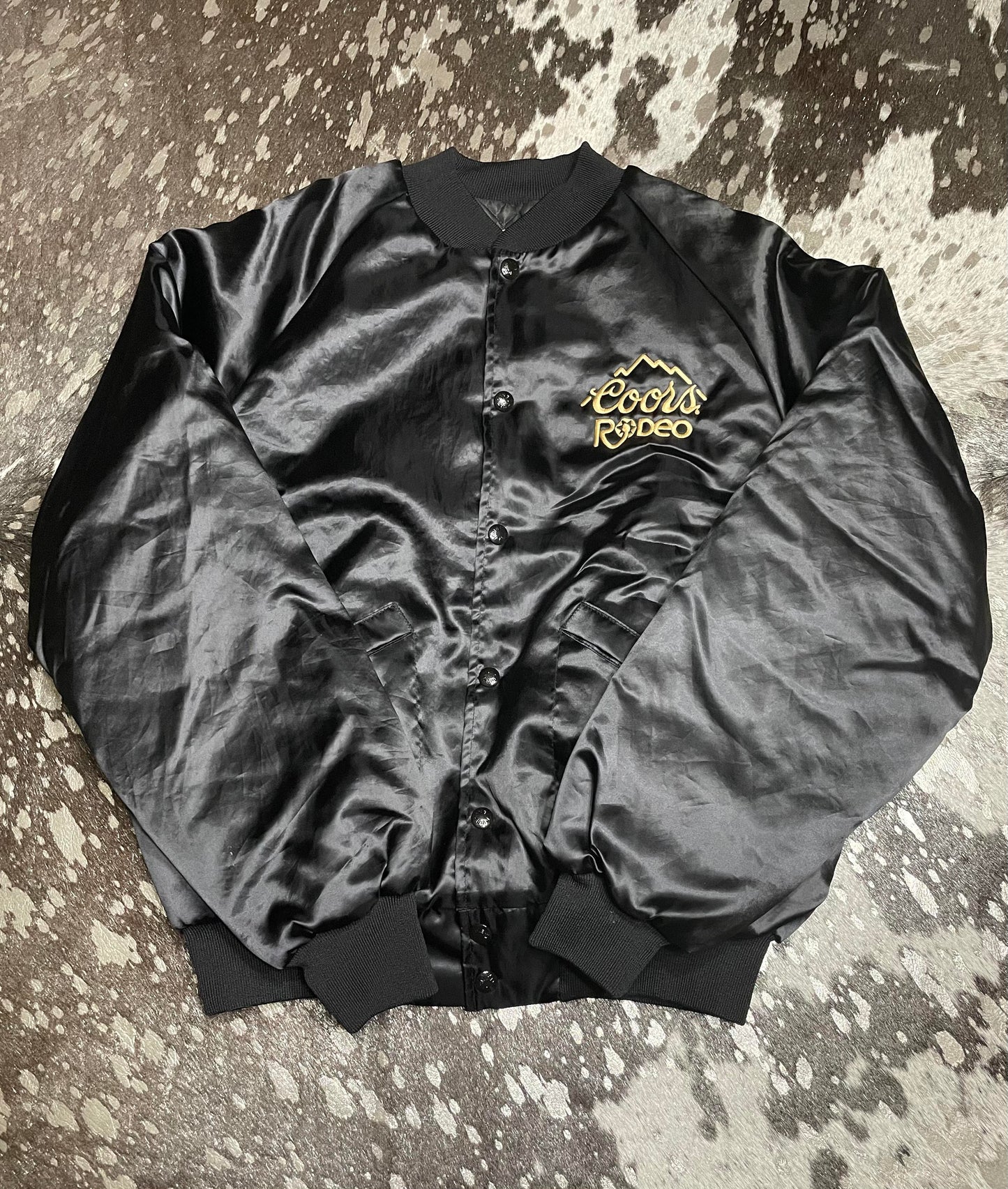 Vintage Coors Rodeo Bomber Jacket