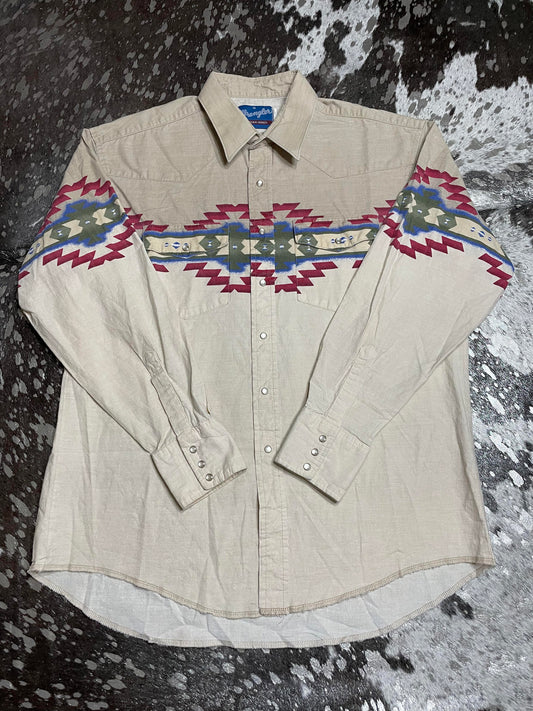 Vintage Wrangler Pearl Snap