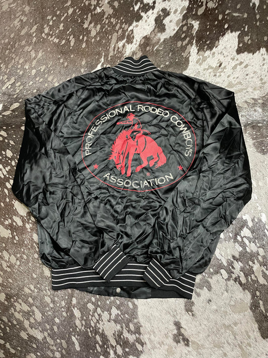 Vintage PRCA Satin Bomber Jacket